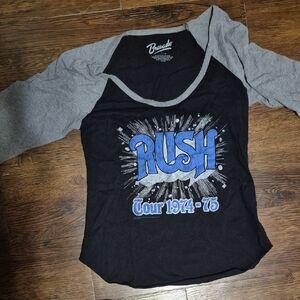 Bravado Kids Black and Gray Rush Tour Long Sleeve Tee